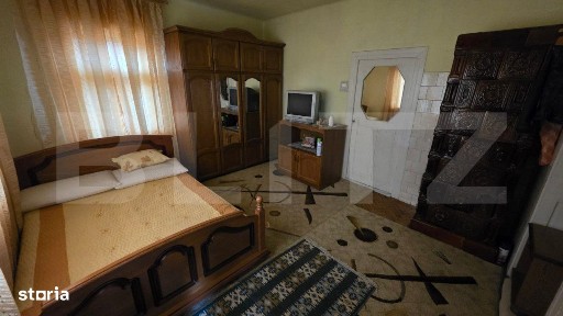 Doua case de vanzare, curte comuna, 4 camer 110mp, 50 ari Cristestii