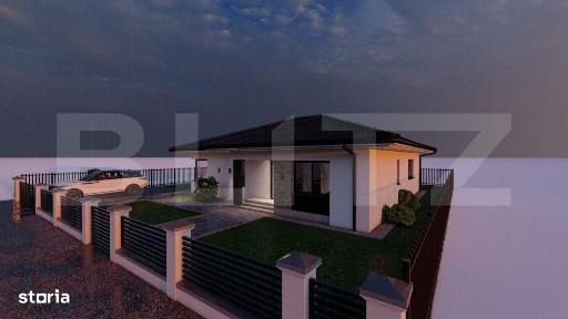 Casa la rosu zona Valea Ghinzii 400mp teren 117mp utili