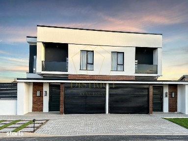 Duplex modern cu 5 camere si carport I Mosnita Noua I