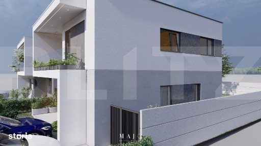 Casa de vanzare, cu 4 camere, 100 mp, zona Primaverii
