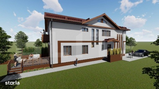 Duplex 4 camere, 140 mp utili, suprafata teren 300 mp, Giroc