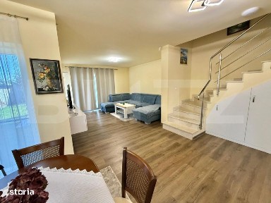 Duplex LUMINOS 120MP utili P+1E curte spatioasa terasa acoperita