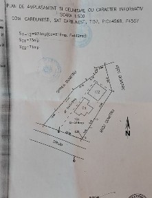 Casa cu etaj si teren - vanzare sau inchiriere com. Carbunesti