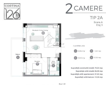 Apartament 2 camere Cortina 126 I Iancu Nicolae I Cambridge School