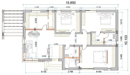 TVA inclus | Case PARTER 4 camere Trivale | Teren 465 mp | Util 120 mp