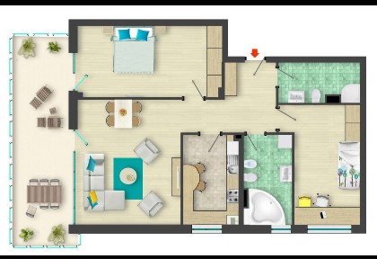 De vanzare apartament 3 camere ared lidl iosia