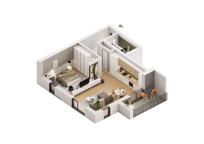 Apartament cu 2 camere în zona Pârneava