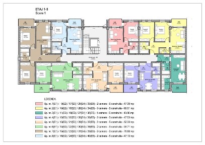 Apartamente de vânzare cu 1, 2 sau 3 camere. Str Brâncoveanu 1B