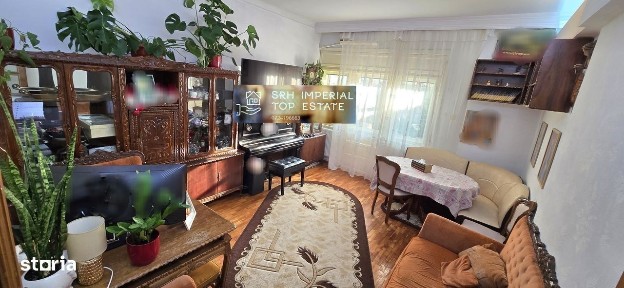 Apartament 4 camere de vânzare Parter Înalt (fizic Etaj 1) Piața Ovidiu