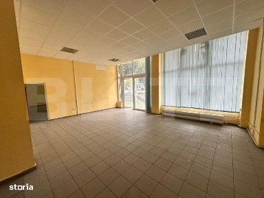 Spatiu comercial de inchiriat, 120 mp, vitrina mare - zona Liceul Au
