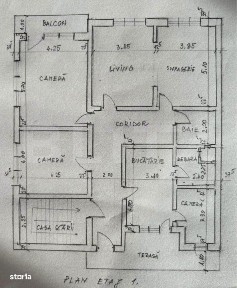 Spatiu comercial la demisol si apartament cu 5 camere, de vanzare, 205