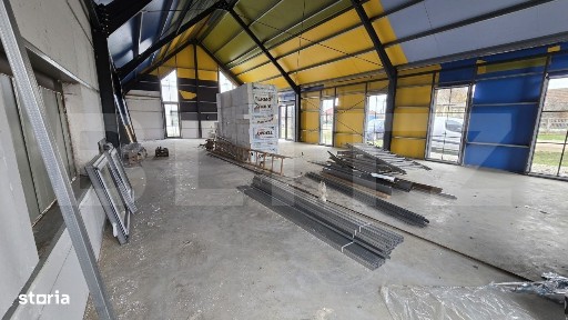 Hala metaloca 190 mp, teren 2400 mp, zona Doba