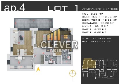 Apartament 3 camere decomandate Theodor Pallady Metrou Teclu