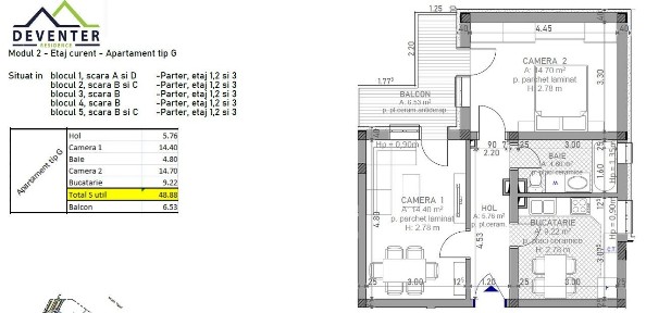 Comision 0! Ap 2 cam, et 1 si 2, lift, geam baie, bucatarie separata