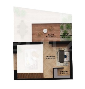 Apartament imens 2 camere cu 2 balcoane mari - EAS Residence