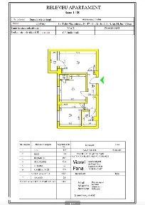 Apartament 2 camere, 54 mp, str. T. Vladimirescu - Drăgășani, Vâlcea