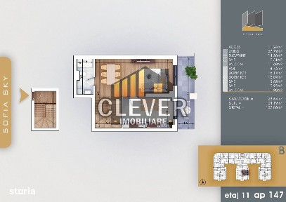 Apartament tip Dupex 3 camere-7-8 min-Metrou N. Teclu