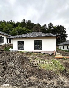 Casa pe un singur nivel, in sat Popesti, 100mp utili, 500mp teren