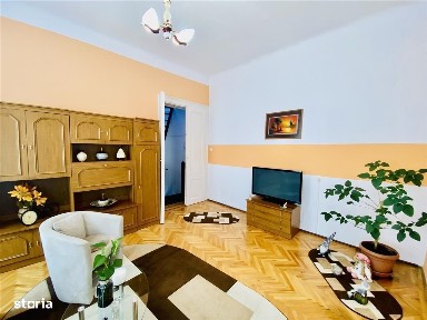 Ap. la vila in centrul Sibiului - 2 camere, pivnita, curte - 65 mpu