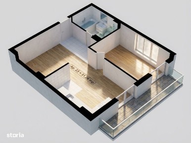 BLOC NOU! 1680E/MP TVA INCLUS! 2 Camere 51mp, terasa 10mp, zona Terra