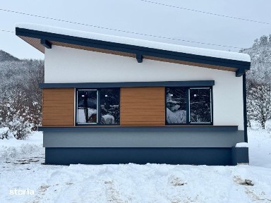 Casa individuala eficienta energetic, teren 9 ari, incalzire in pardos