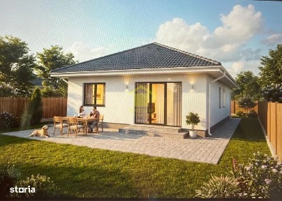 Casa noua pe parter, 4 camere, 122mp, teren 400 mp, Domnesti - JYSK