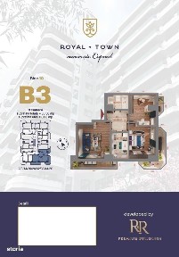 Apartament 3 camere, avans 25% -Royal Town Iasi