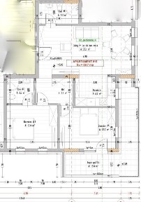 Ap 3 camere 70mp util + 18mp terasa | Semifinisat | Str. Eroilor