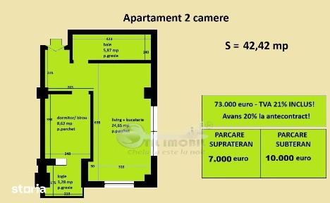 Apartament 2 camere Cug Valea Adanca, bloc nou, cartier rezidential