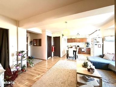 Apartament 3 camere 81 mp etaj 3, două băi, mobilat zona 22 Decembrie