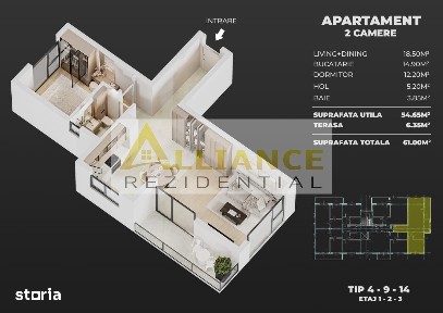 Ame Residence Exclusivitate Proiect nou ap 2 si 3 camere