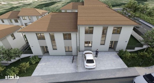 Casa individuala NZEB 4 CAM 124 mp teren 514 mp Chinteni