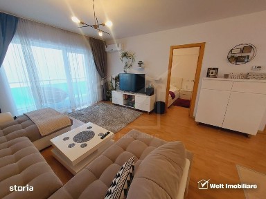 Apartament cu 2 camere, mobilat si utilat modern, terasa si parcare, V