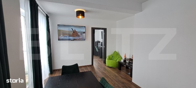 Apartament cu 3 camere, 50 mp, la etajul 2, cu balcon, in zona Tineret