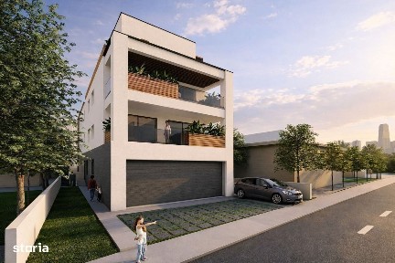 4 camere cu terasa de 22 mp, 3 bai, etaj 1/3, FINISAT MODERN