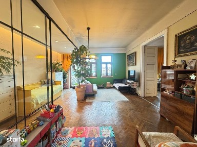 Apartament interbelic in zona Mihai Viteazul-103mp, et. 2/2