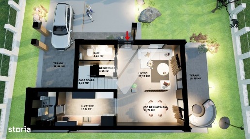 Casa individuala 4 camere si 180 mp teren liber - Cisnadie Sibiu