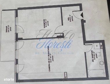 Apartament 2 camere 55.06 mp + terasa 8.18 mp in zona Eroilor