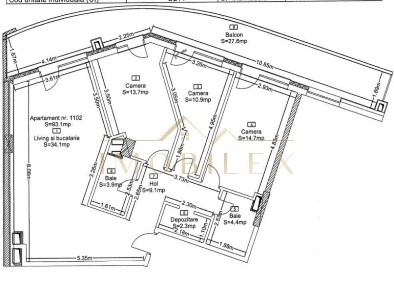 Apartament 4 camere, 2 bai, view, terasa, Zorilor-Wings