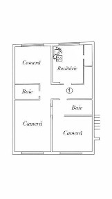 Vand apartament 3 camere zona Piata Marasti -BRD