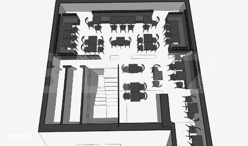 Spatiu comercial 220mp+80mp terasa in Piata Muzeului