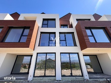 Casa cu 4 camere, 3 bai, teren de 284 mp, 2 locuri de parcare