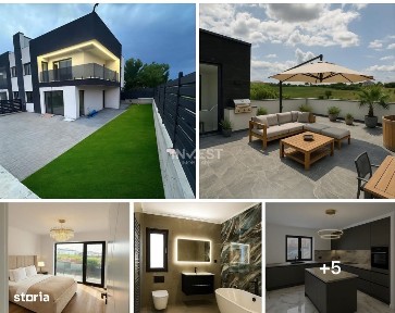 Casa Individuala Mediteraneana Acoperis-TERASĂ ! Rediu !