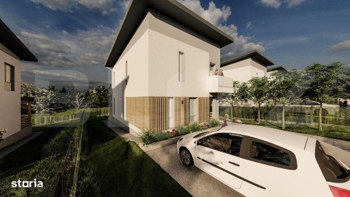 Vila 4 camere, 106 mp, zona Miroslava