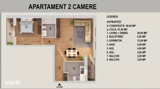 Direct Dezvoltator! 0 Comision, pet friendly, apartament nou