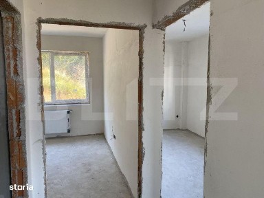 Apartament 3 camere, finisat, 52 mp, semifinisat, zona Teilor