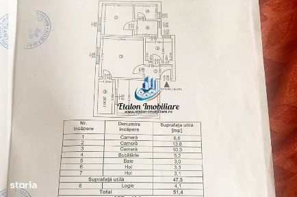Apartament 3 camere, luminos, Maratei 2 Piatra Neamt