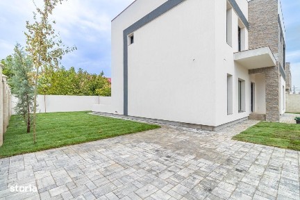 Casa individuala cu 5 camere. Aspect mediteranean. Teren 500 mp.
