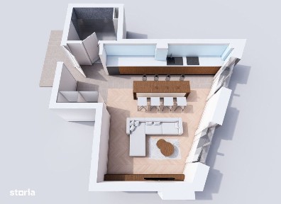 Apartament 1 camera Visani, 35 metri, etaj parter Cod:160089