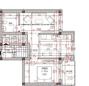 Apartament 2 camere, bucatarie separata